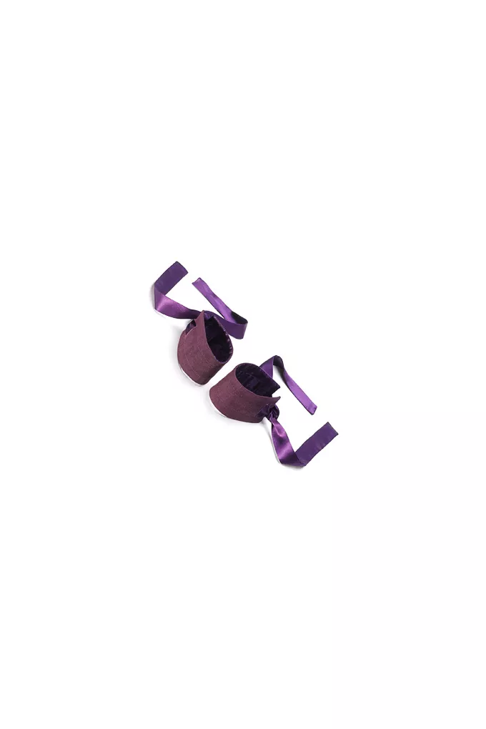 LELO Etherea Silk Cuffs Purple, Mankiety do krępowania