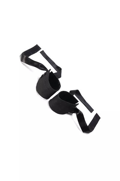 LELO Etherea Silk Cuffs Black, Mankiety do krepowania