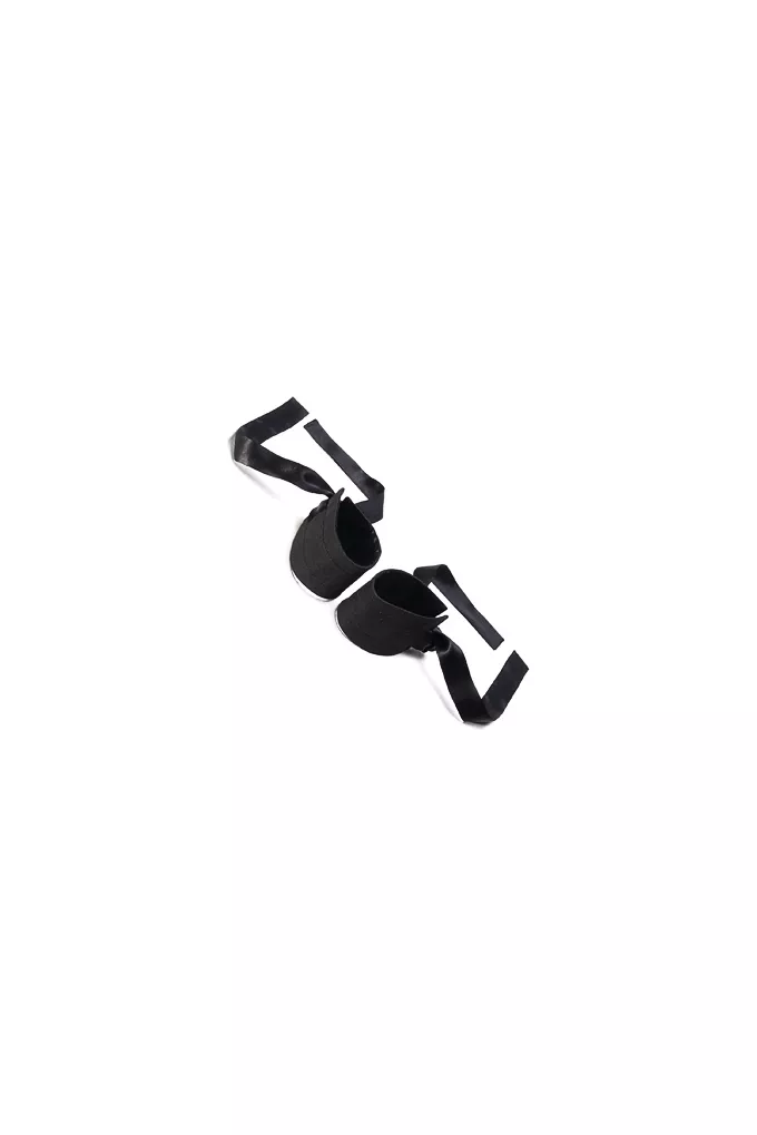 LELO Etherea Silk Cuffs Black, Mankiety do krepowania