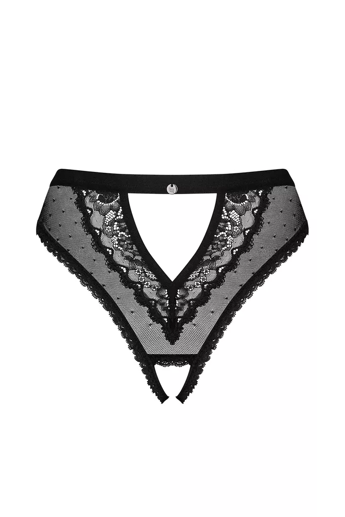 Obsessive Mauress crotchless panties
