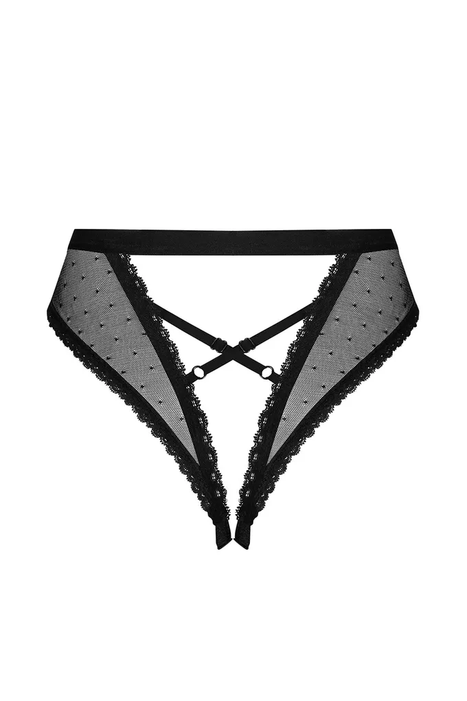 Obsessive Mauress crotchless panties