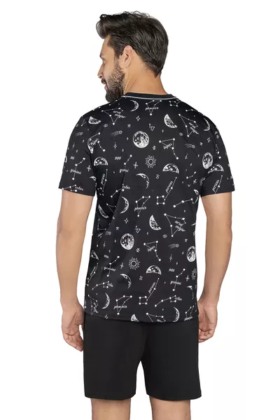 Piżama męska Jupiter krótkie spodenki, krótka koszulka Italian Fashion 