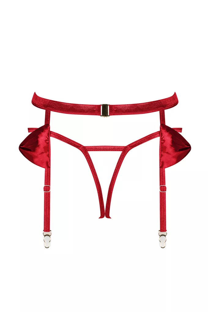 Obsessive Rubinesa garter &amp; thong