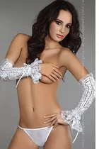 Livia Corsetti Gloves White LC 28006, Rękawiczki