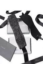 LELO Etherea Silk Cuffs Black, Mankiety do krępowania