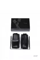 LELO Etherea Silk Cuffs Black, Mankiety do krępowania