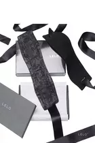 LELO Etherea Silk Cuffs Black, Mankiety do krępowania