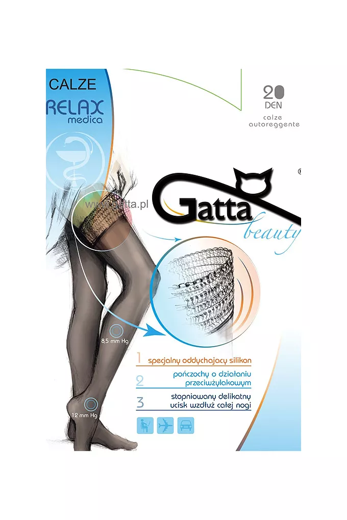 Gatta Calze Relaxmedica DEN 20, Pończochy