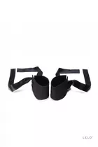 LELO Etherea Silk Cuffs Black, Mankiety do krępowania
