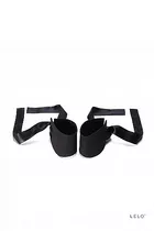 LELO Etherea Silk Cuffs Black, Mankiety do krępowania