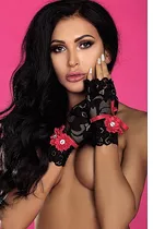 Livia Corsetti Rękawiczki Black Model 14 LC 28012,