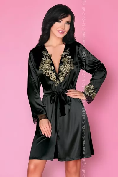 Livia Corsetti Natasha LC 90367 Noire Rose Collection, szlafrok