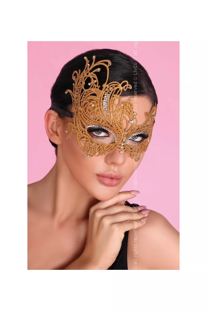 Livia Corsetti Mask Golden LC 0011, maska