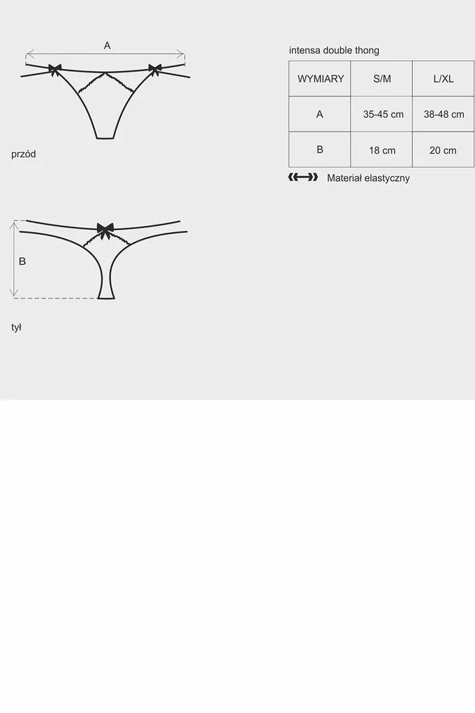 Obsessive Intensa double thong