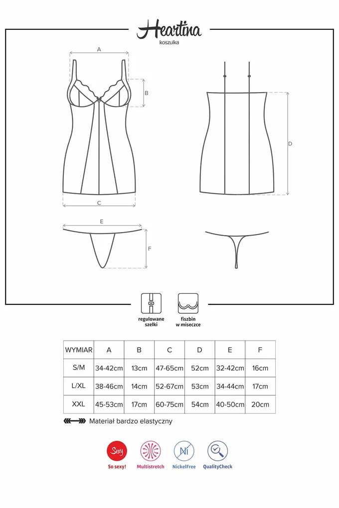 Obsessive Heartina chemise