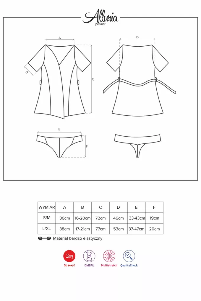 Obsessive Alluria peignoir