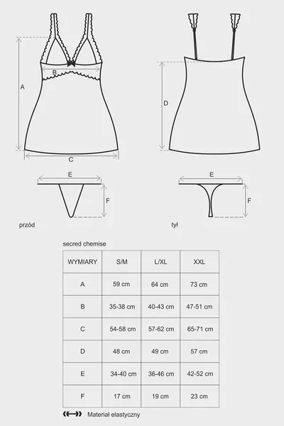 Obsessive Secred chemise