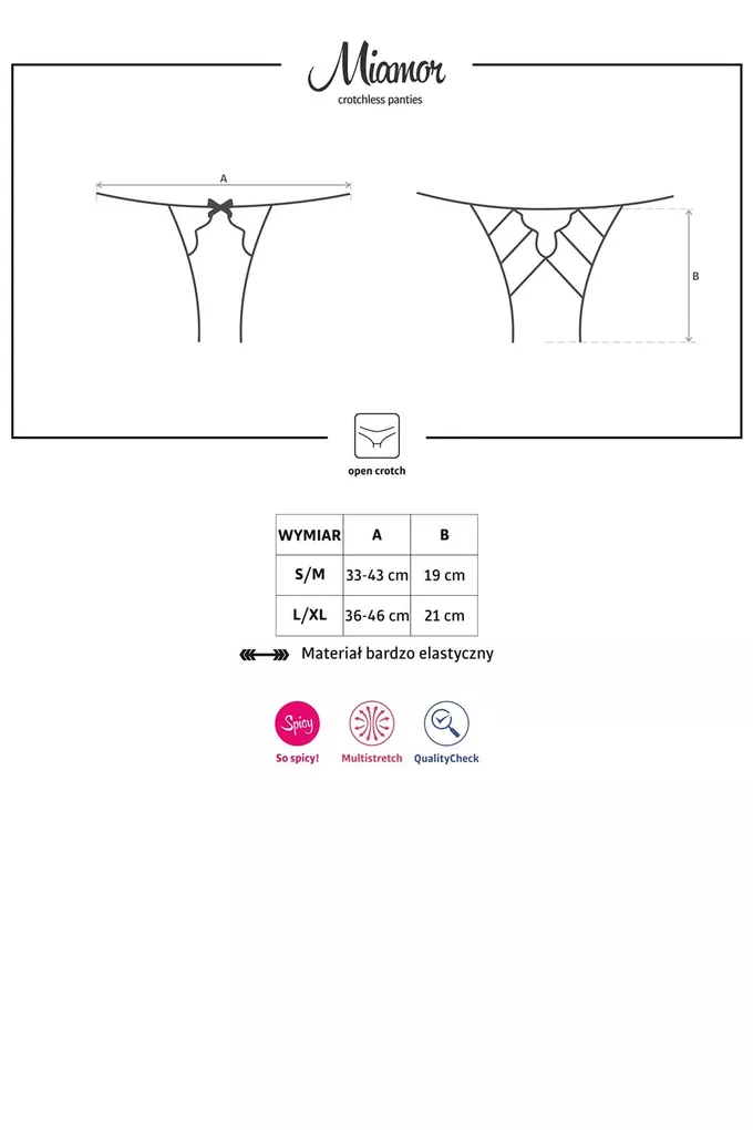 Obsessive Miamor crotchless panties