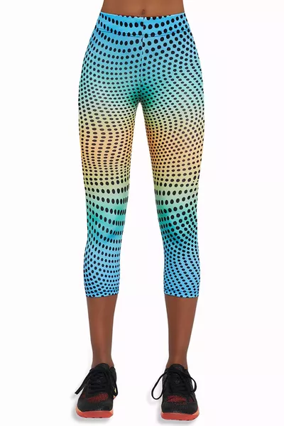Legginsy sportowe Bas Bleu Wave 70