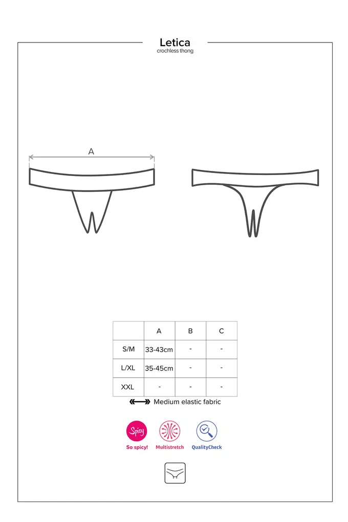 Obsessive Letica Crotchless Thong