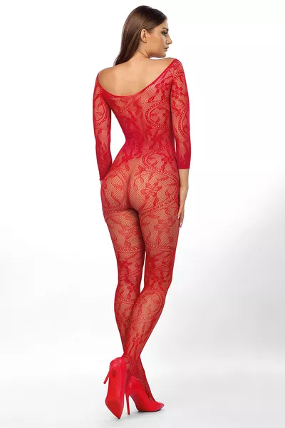 Czerwone bodystocking Anais Mirabella