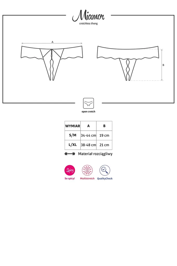 Obsessive Miamor crotchless thong
