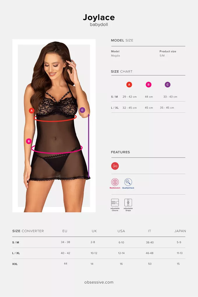 Obsessive Joylace babydoll