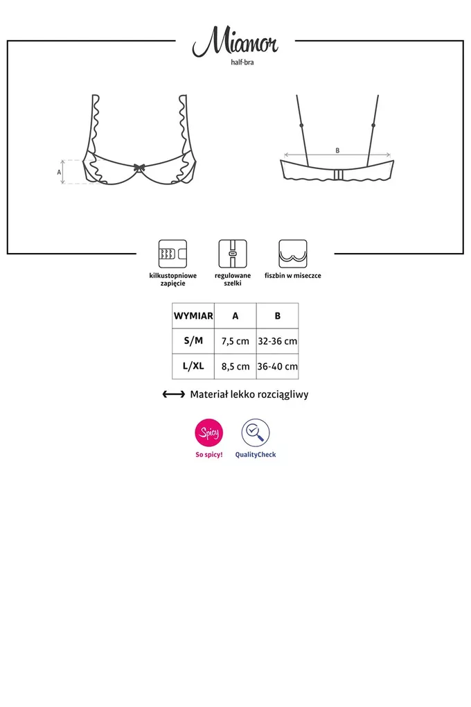 Obsessive Miamor half-bra